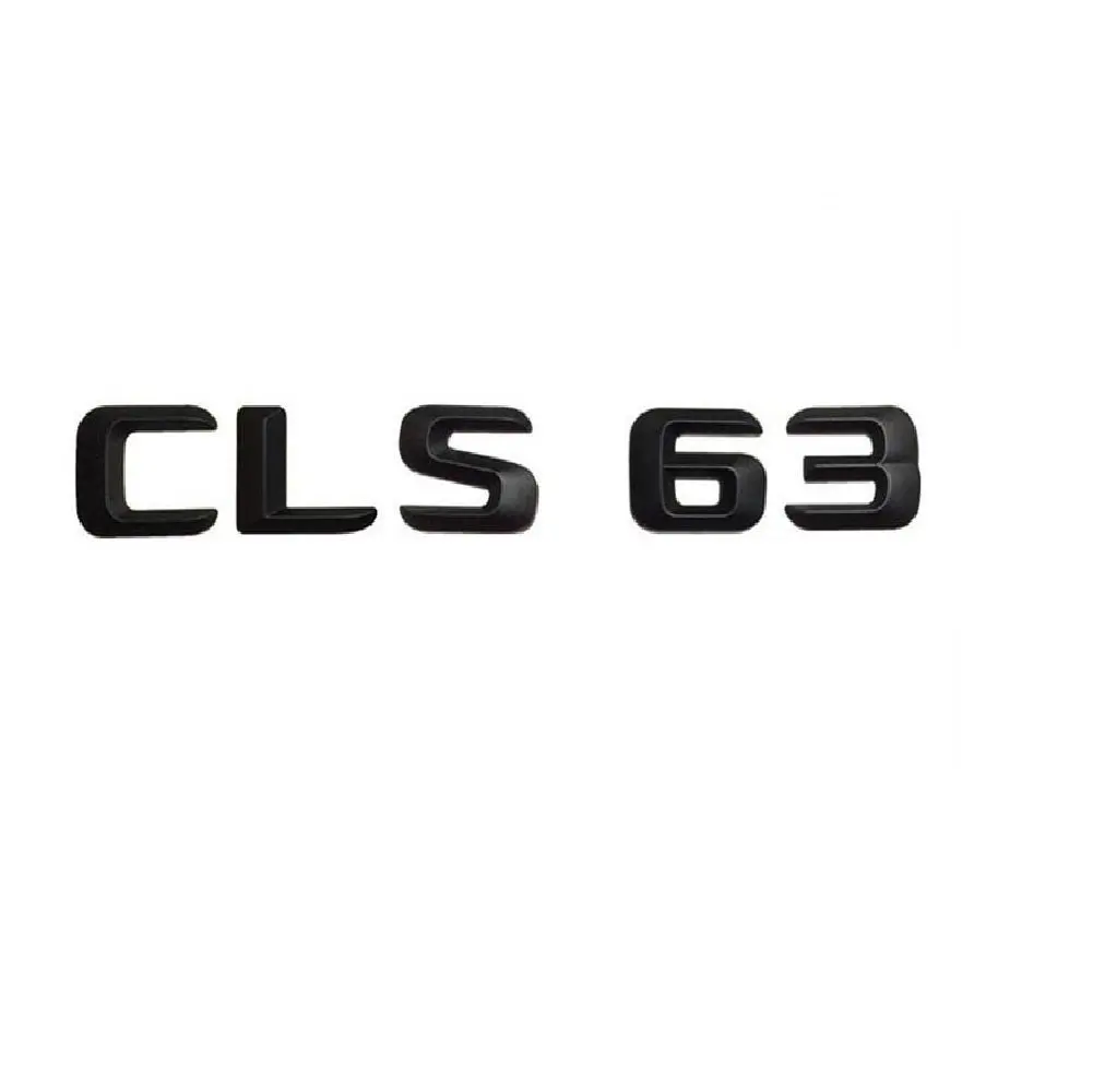 Gloss Black Letters /"CLS 63 AMG/" Trunk Badge Emblem Sticker for Benz CLS63 AMG