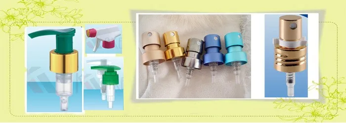 Suppliers Aluminum Fine Mist Sprayer 20/410 Gold White  Pump For Plastic Bottle