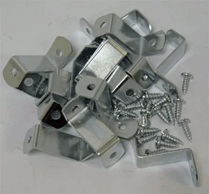 1/" Depth Offset Mounting Canvas Z Clips For Picture Framing #6 X 3//8/" Pan -