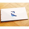 Custom Graphic Design Photo Album Cover Personalized Die Cut White Acrylic Portfolio Book