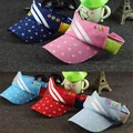 Hot 2016 New Fashion Kids Summer Casual Empty Baseball Cap Outdoor Visors Cap Sunhat Cartoon Golf