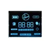 Custom Digit lcd display 7 segment monochrome graphic dot matrix lcd module HTN negative lcd screen with good quality