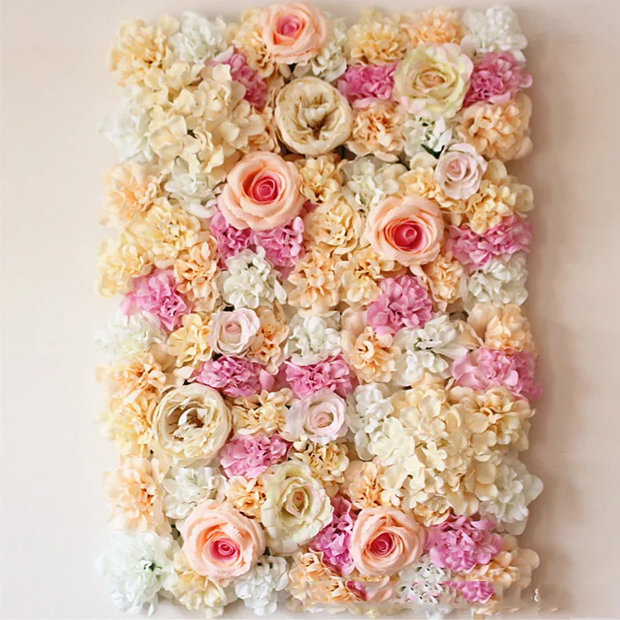 Champagne And Light Pink Rose Flower Designing Wall Tiles For