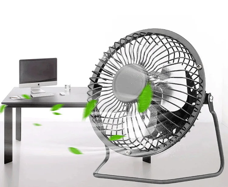 Venta al por mayor coolers y ventiladores para pc Compre Ventilador Portátil USB Metal Fan Ordenador PC Enfriador Aire