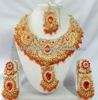 fashion jewelry orange