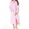 bulk wholesale high quality couple robe plain dyed winter thermal coral fleece robes women 255747