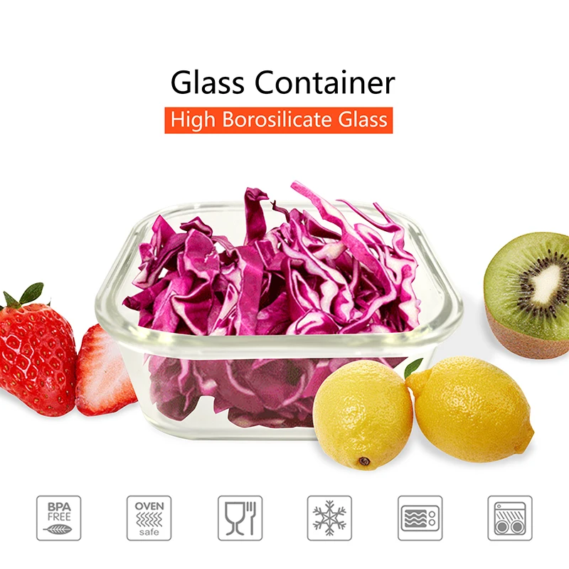 10 Glass Food Container