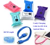 New arrival cute candy package 20cm short micro usb mobile charging data charger cable for android smartphone