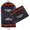 customized 40" breathable men's suit garment bag foldable suit cover free sample print your brand name on bags