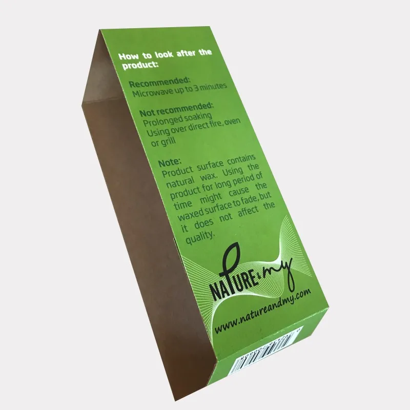 Recycle Material Printed Paper Bands Sleeve For Lunch Box Packaging ...