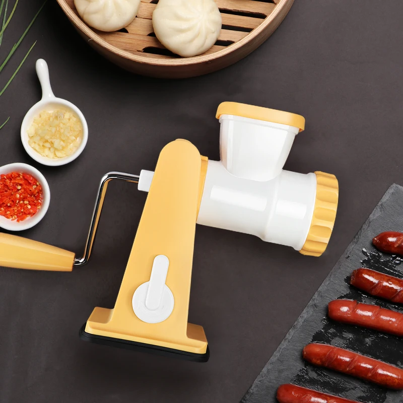 Kitchen Manual Hand Operated Small Multifunctional Plastic Meat Grinder