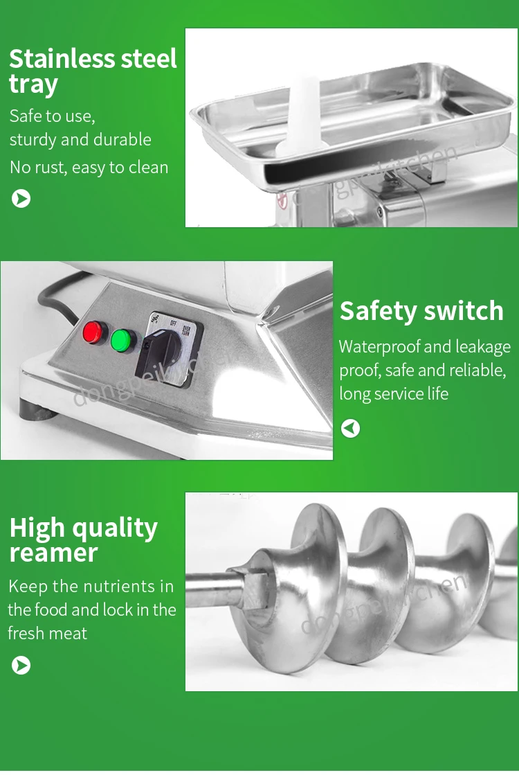 High Quality 12kg Commercial Electric Meat Mincer / Meat Grinder