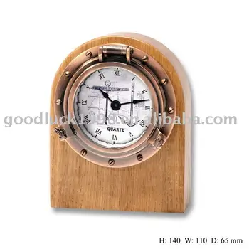Nautical Porthole Desk Clock