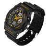 Sanda 2018 men's dual waterproof sports watch LED luminous multi-function watch