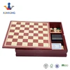 multi-function 5 in 1 wooden play adult chess game/backgammon game
