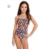 2018 new girl swimwear Custom Design Printed Children One Piece bikini swimsuit