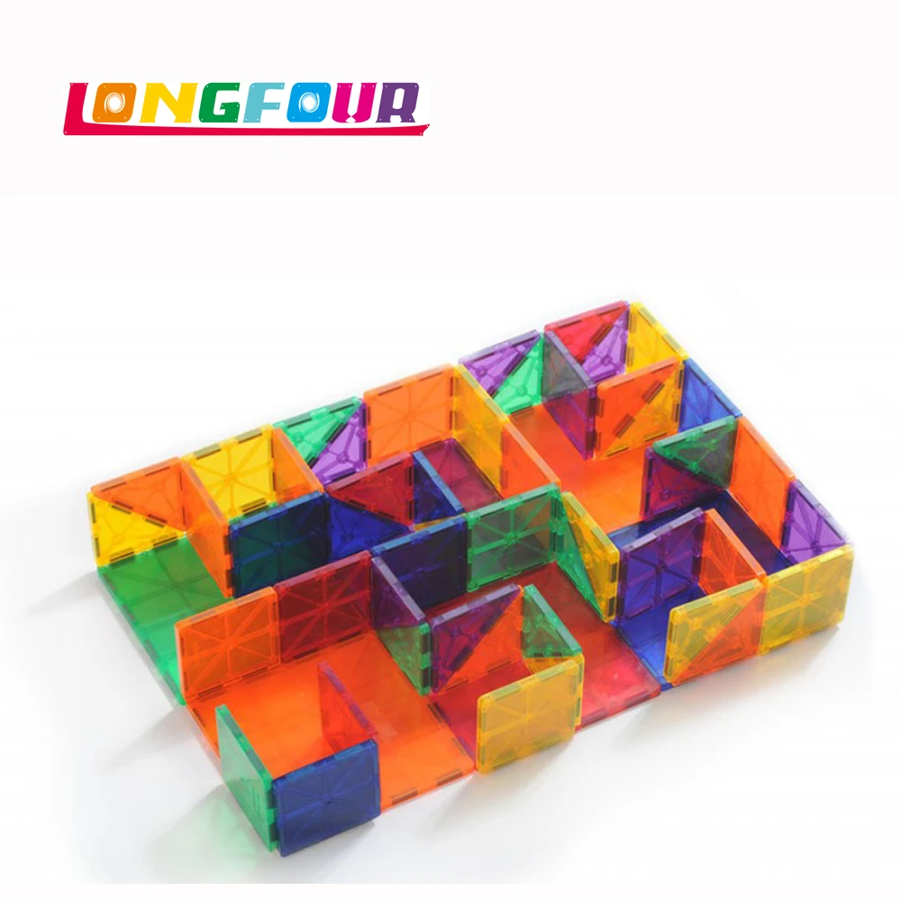 magnetic square building blocks