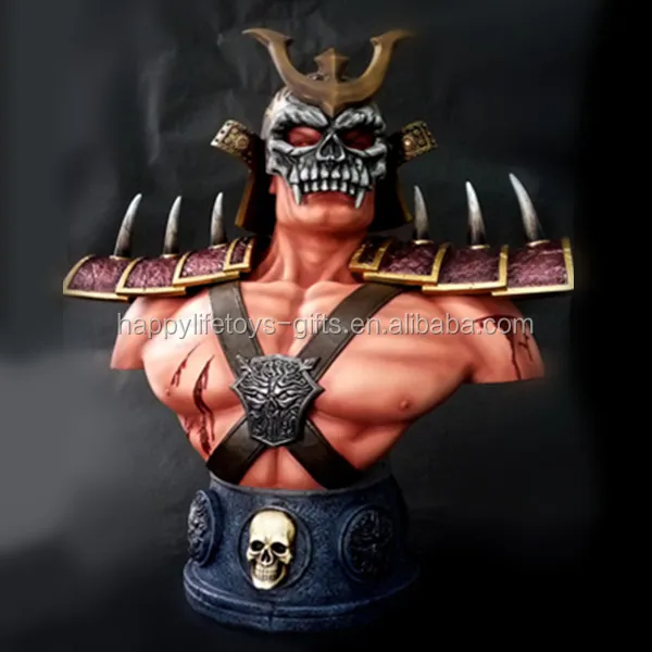Life Size Resin Statue Mortal Kombat Custom Human Bust Made In China Life Size Resin Statue Mortal Kombat Custom Human Bust Made In China