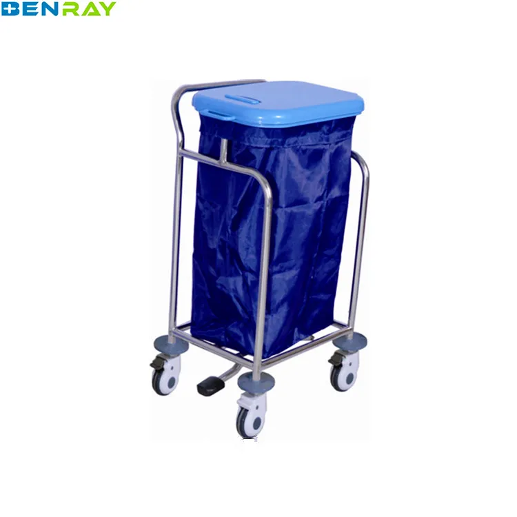 Brdct10 Guangzhou Cheap Dirty Linen Cart Hospital Clean Linen Trolley