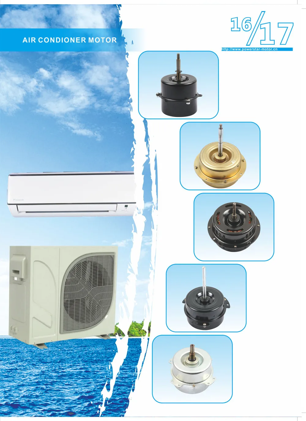 Hot Sale Long Life 50w Fan Motor For 1hp,1.5 Hp,2p Outdoor Air
