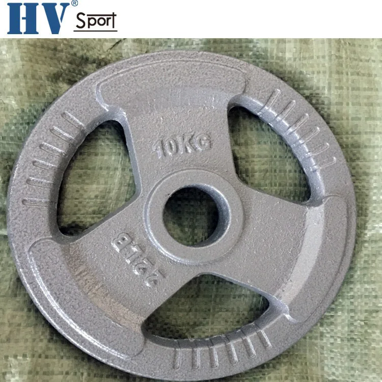 20kg Concrete Sand Plastic Calibrated Weight Plate With Cement Filled