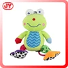 Funny animal plush toy pull string frog with music