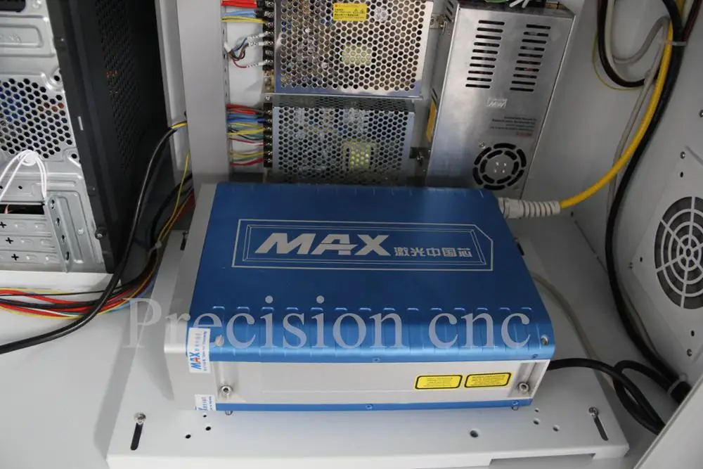 Two years warranty fiber color laser marking machine with Red light point