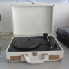 Hot Sale Briefcase 3-speed Stereo System Turntable Record Player