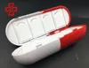 2020 Athmedic food grade capsule shape drug tablet pill box case organizer