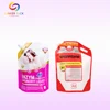 Custom refill aluminium foil packing spout liquid bags recyclable packaging professional plastic bag