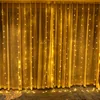 Twinkle Star 3M X 3M 300 LED Window Curtain String Light with remote for Wedding Party Outdoor Indoor Wall Decorations