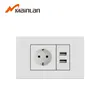 Wholesale safe and time saving universal wall socket with usb charger port usb wall socket