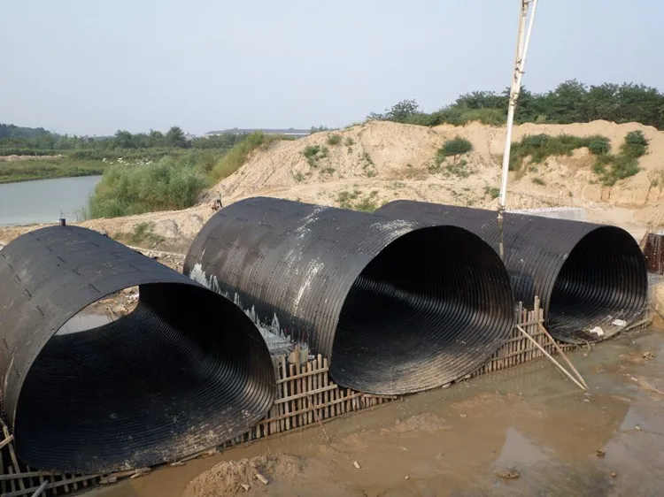 Large Diameter Corrugated Drainage Steel Culvert Pipe Buy Large