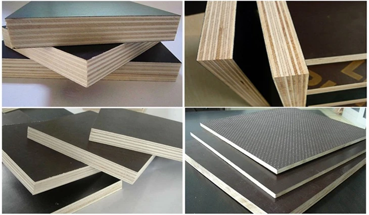 China Standard Specifications 12mm 18mm 15mm Thickness Waterproof Film Faced Shuttering Plywood for Construction