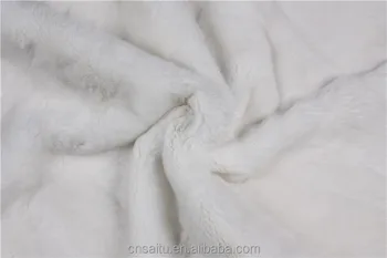 Creamy White Color Rex Rabbit Fur Plate For Garments Factory Supply Creamy White Color Rex Rabbit Fur Plate For Garments Factory Supply Real Materials
