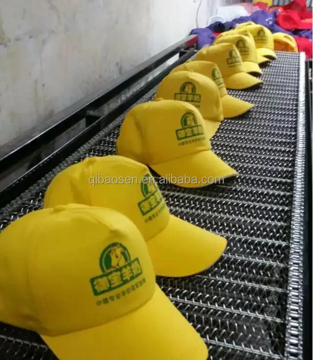 bright colored baseball caps
