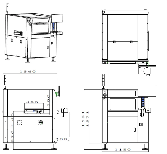 RX-G10 Solder Printing Machine RISON- For GKG