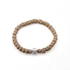 handmade braided rope prayer cross stretch rosary bracelet catholic