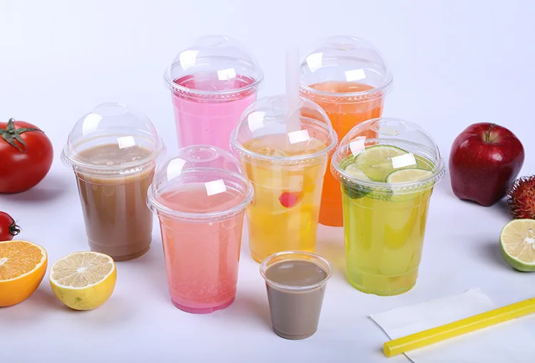 Disposable 22oz Plastic Juice Cup With Lid Buy 22oz Plastic Juice Cup