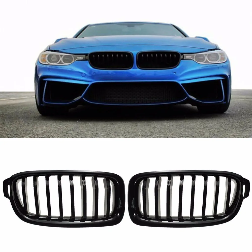 Car Styling Gloss Black Grille For Bmw F30/f31/f35 Front Kidney Grille