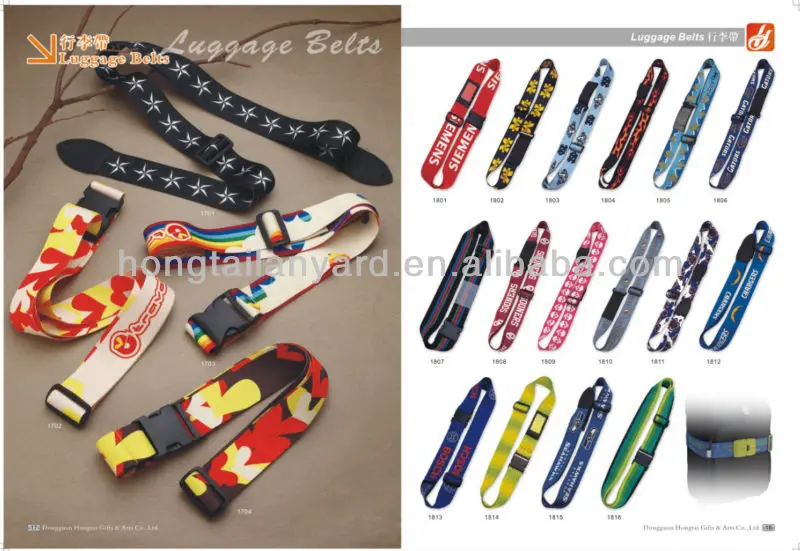 Personalised Lockable Luggage Straps With Custom Logo Buy