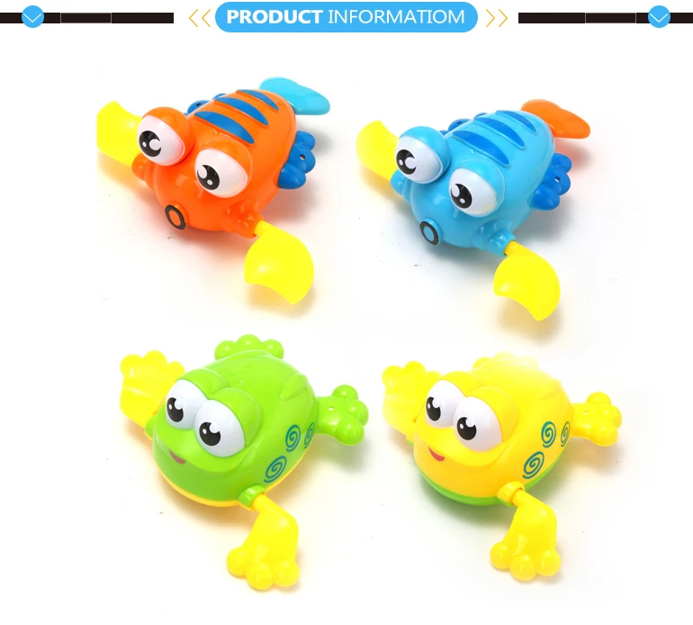 Plastic lobster and frog floating baby wind up bath toy.jpg