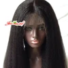 Human virgin hair silky straight south africa lace wigs for small heads kinky straight full lace wigs wholesale for black wigs