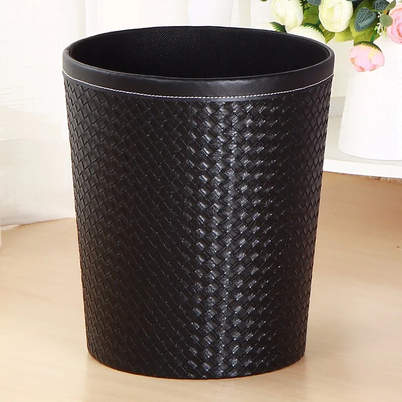 Hotel Room Leather Waste Bins Waste Bin For Indoor Buy Waste Binhotel Room Leather Waste Bins
