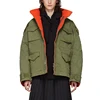 OEM Women Long Sleeve Flap Pockets Crinkled Jacket