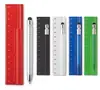 ruler pen suit 12 centimetre straight ruler with a touch ball pen Multifunction stationery combination