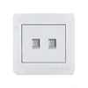 Telephone RJ11 and computer RJ45 two socket