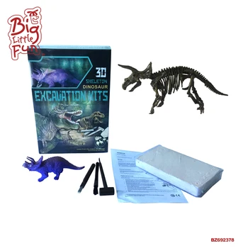 toy dinosaur bones dig