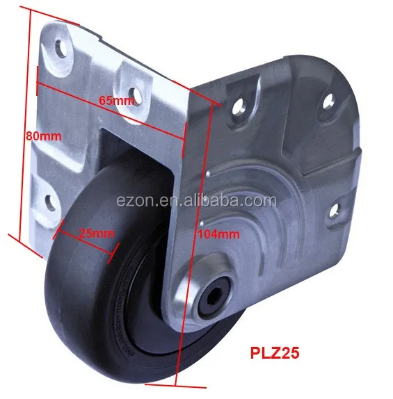 Zinc alloy caster wheel,Flight case hardware caster wheel,Heavy duty metal caster wheel