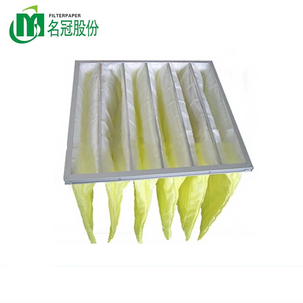 F8 High Air Permeability Dust Holding Medium Efficiency Bag Filter